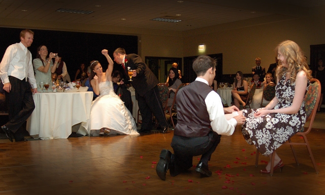 End of Garter Ceremony