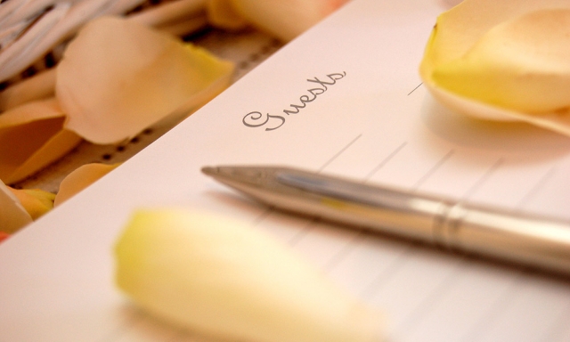 Guest Book Close Up
