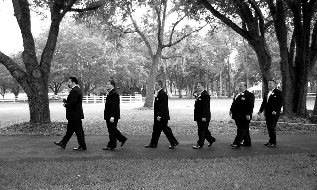 Pastor, Groom and Groomsmen