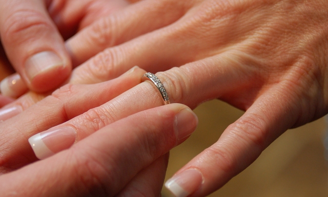 Ring Ceremony Close Up
