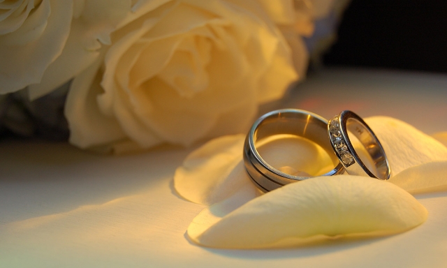 Wedding Ring Arrangement